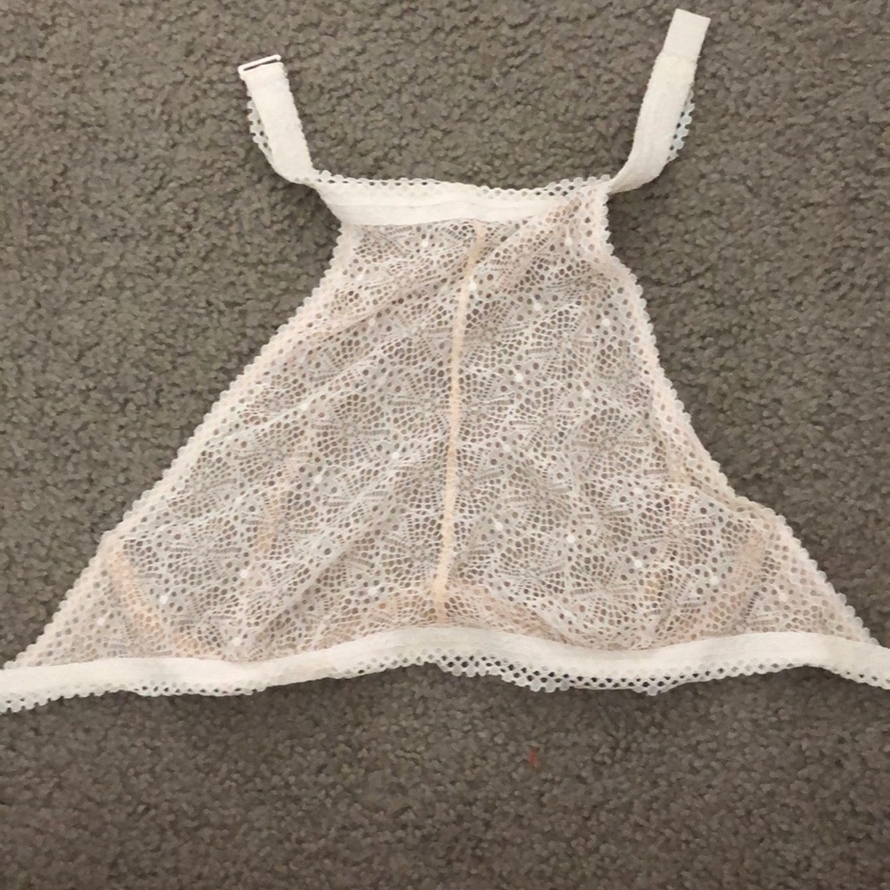 Victoria’s Secret Sheer Halter Top Bralette